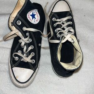 Converse Black and White High-Top Sneakers